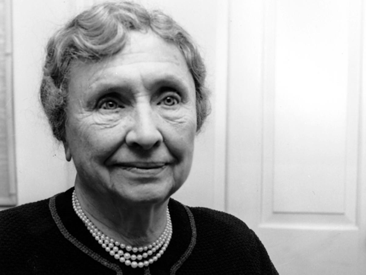 Helen Keller da anziana
