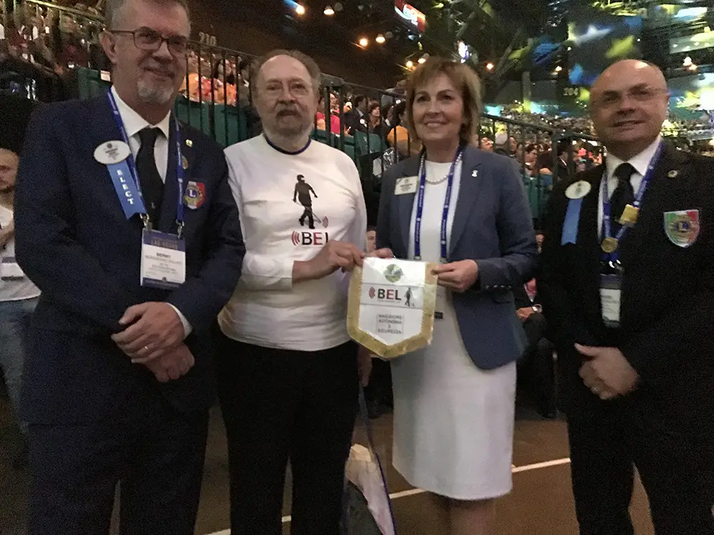 Presentazione del BEL alla Presidente Internazionale Lions, a Las Vegas